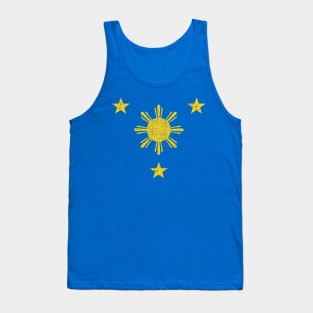 3 Stars and a Sun Philippine Flag Vintage Tank Top
